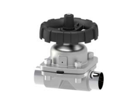 衛生級手動不(bú)鏽鋼隔膜閥