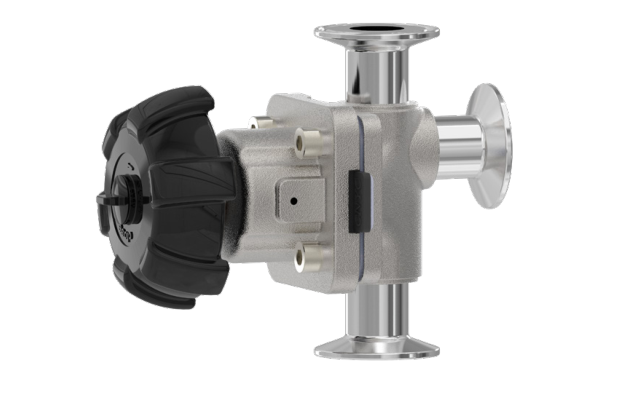 衛生(shēng)級L、T型不(bu)鏽鋼隔(gé)膜閥